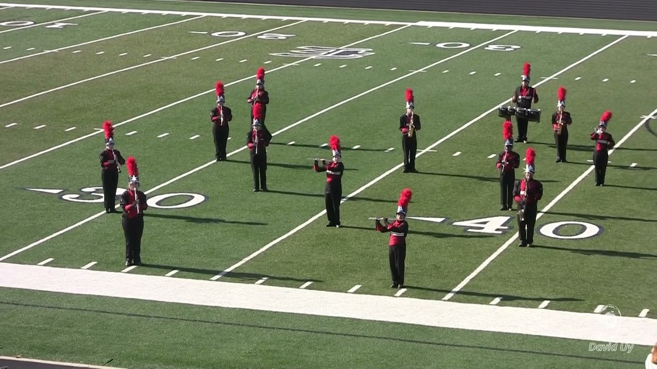The East Rutherford High School Marching Band at Enka High School 9/30/2023