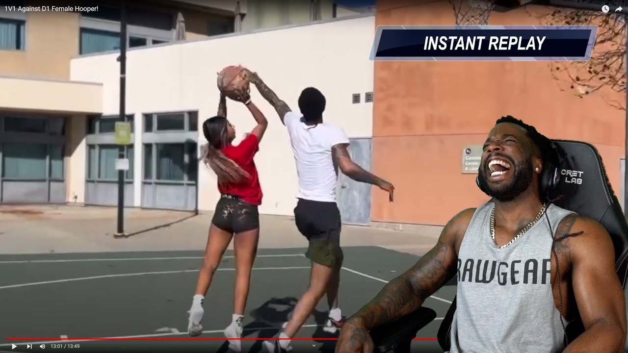 FLIGHT IS HORRIBLE HAHAHAHAH! 1v1 Against D1 Female Hooper!