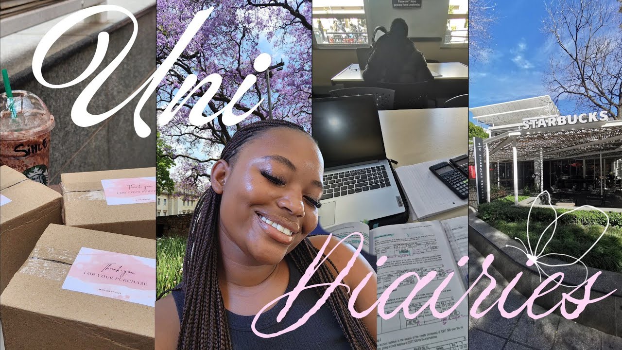 #unidiaries🎀| Проведите продуктивный день со мной, умным студентом и предпринимателем | Южноафрик...