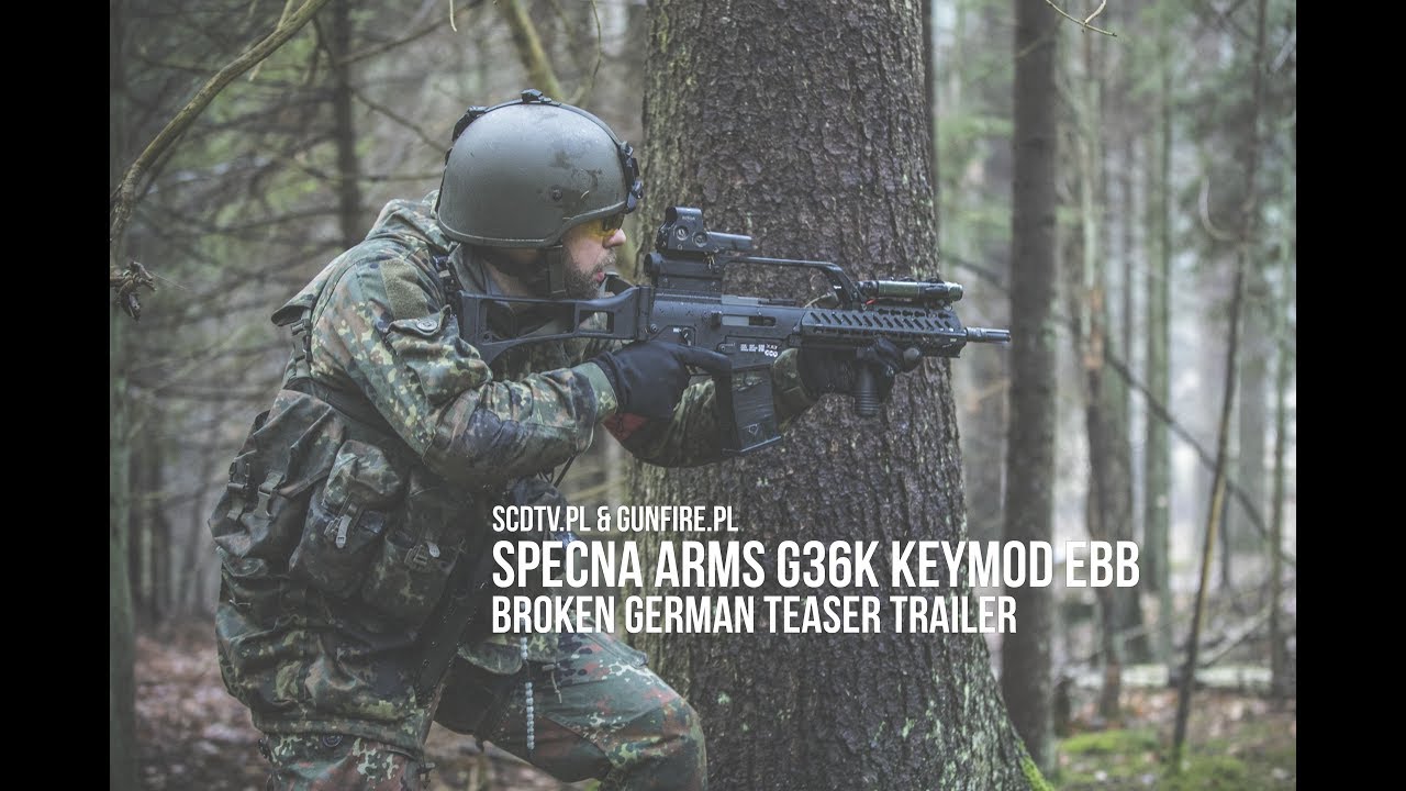 SCDTV.pl & GUNFIRE.pl - Specna Arms G36k KeyMod EBB, A Broken German Teaser Trailer