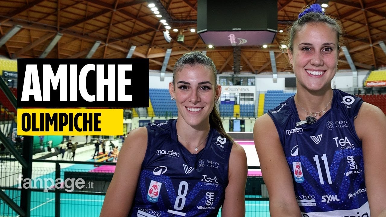 Le pallavoliste Alessia Orro e Anna Danesi: 