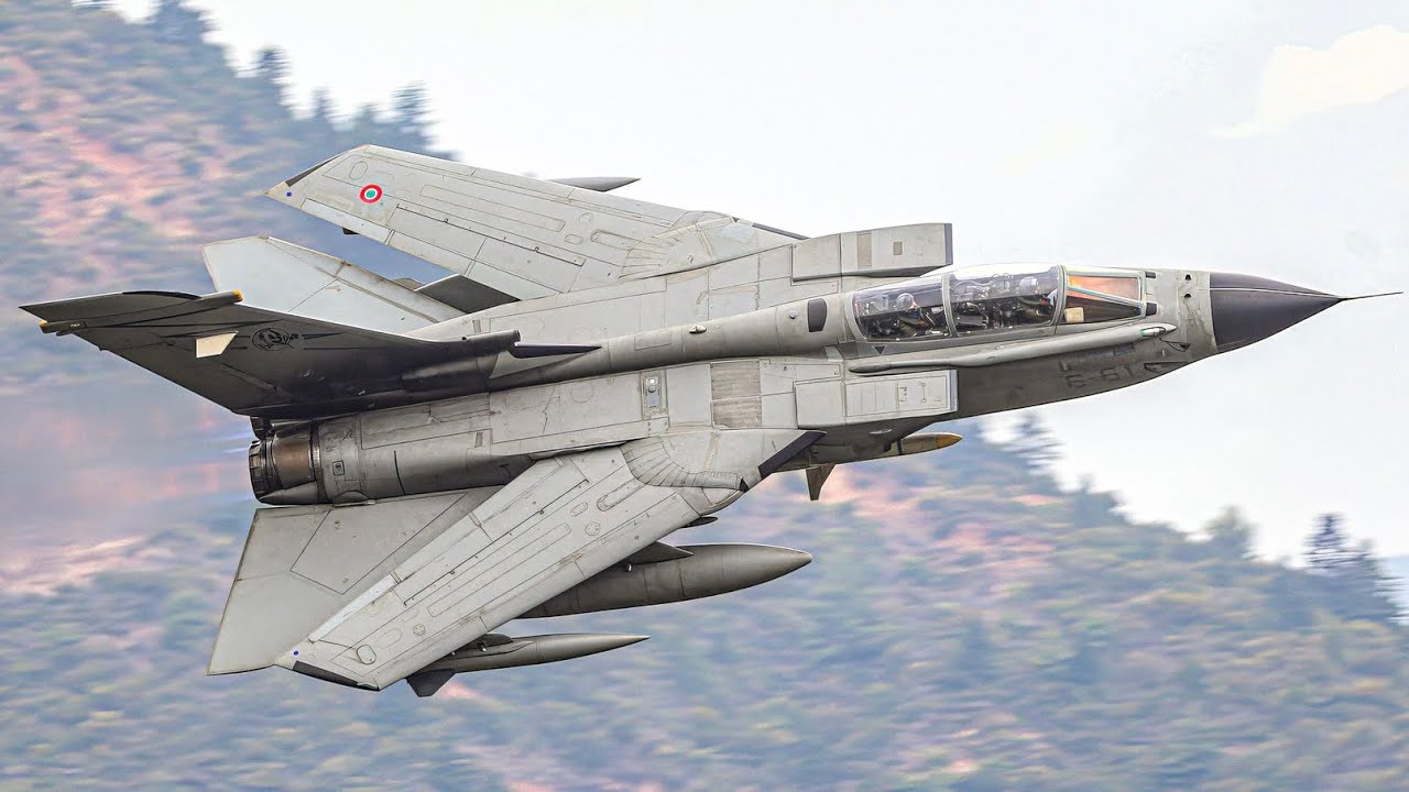 NATO FIGHTER JETS SOAR THROUGH THE GREEK MACH LOOP - 4K