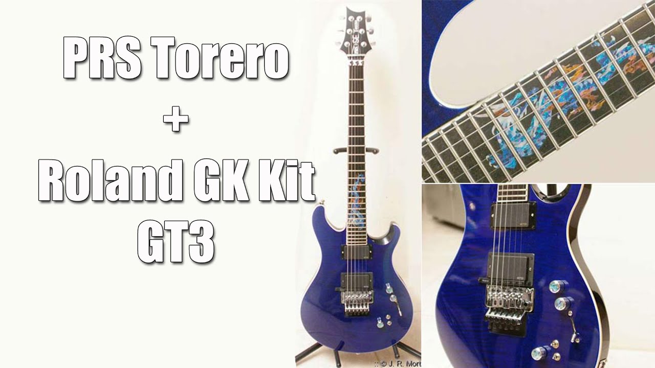 PRS Torero add Roland GK Kit GT3  #Roland #GK #GK3 #Gk3-Kit-GT3 #PRS #Torero #guitar #luthier #GR55