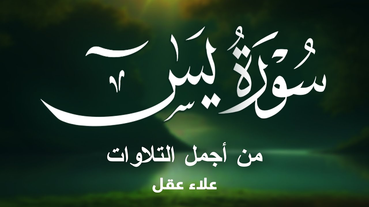 سورة يس - تلاوة تثلج القلب بصوت القاري علاء عقل Surah Yasin Beautiful Recitation By Alaa Aqel