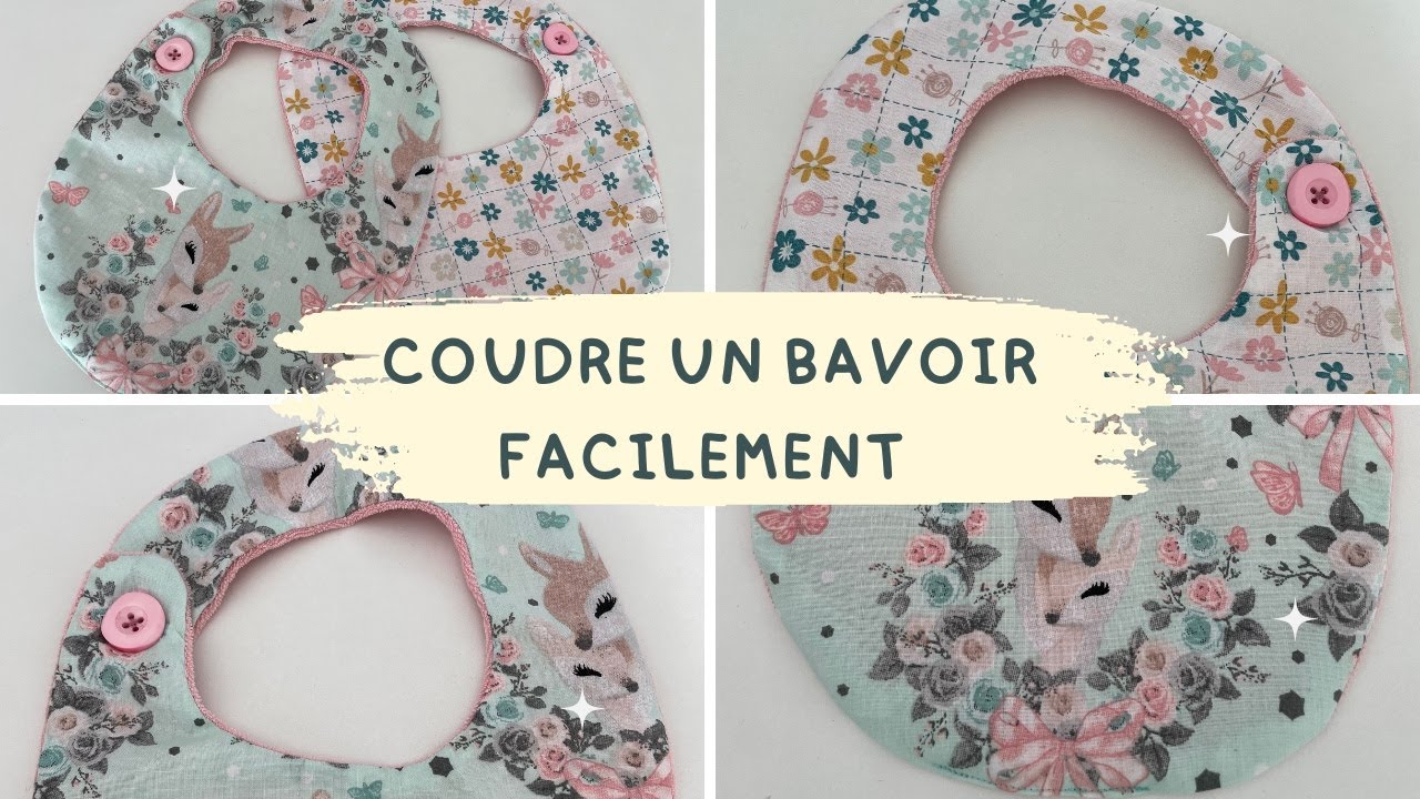 COUDRE UN BAVOIR FACILEMENT #couture
