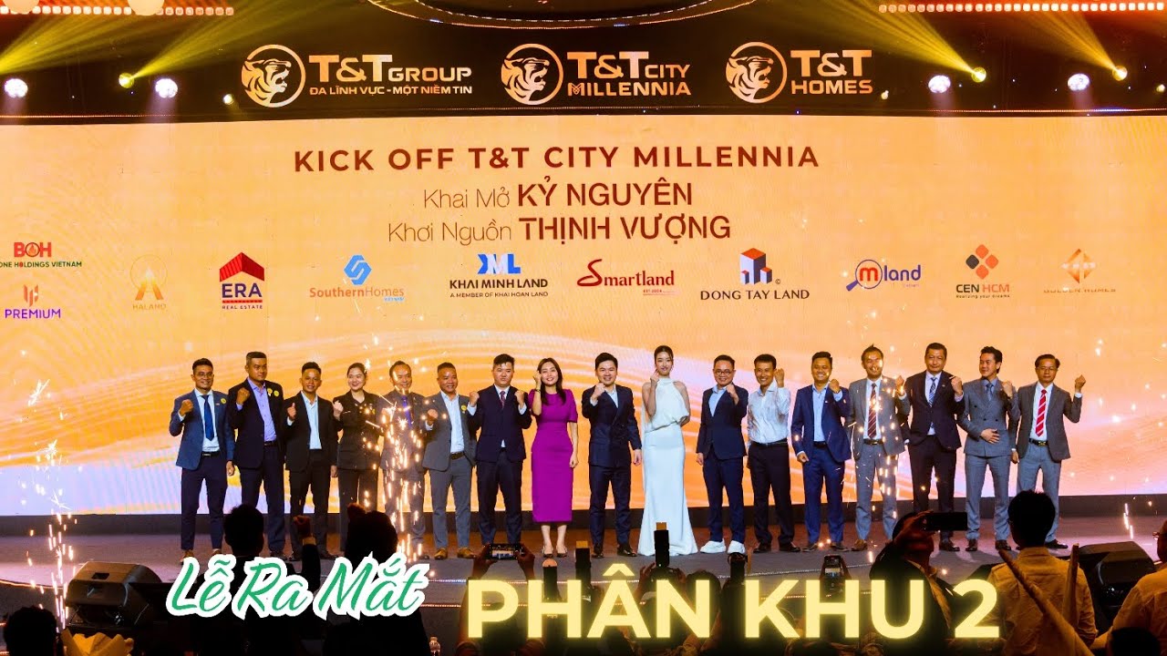 TOÀN CẢNH LỄ RA MẮT KICK-OFF DỰ ÁN KHU ĐÔ THỊ T&T CITY MILLENNIA CẦN GIUỘC - SẴN SÀNG KỶ NGUYÊN MỚI