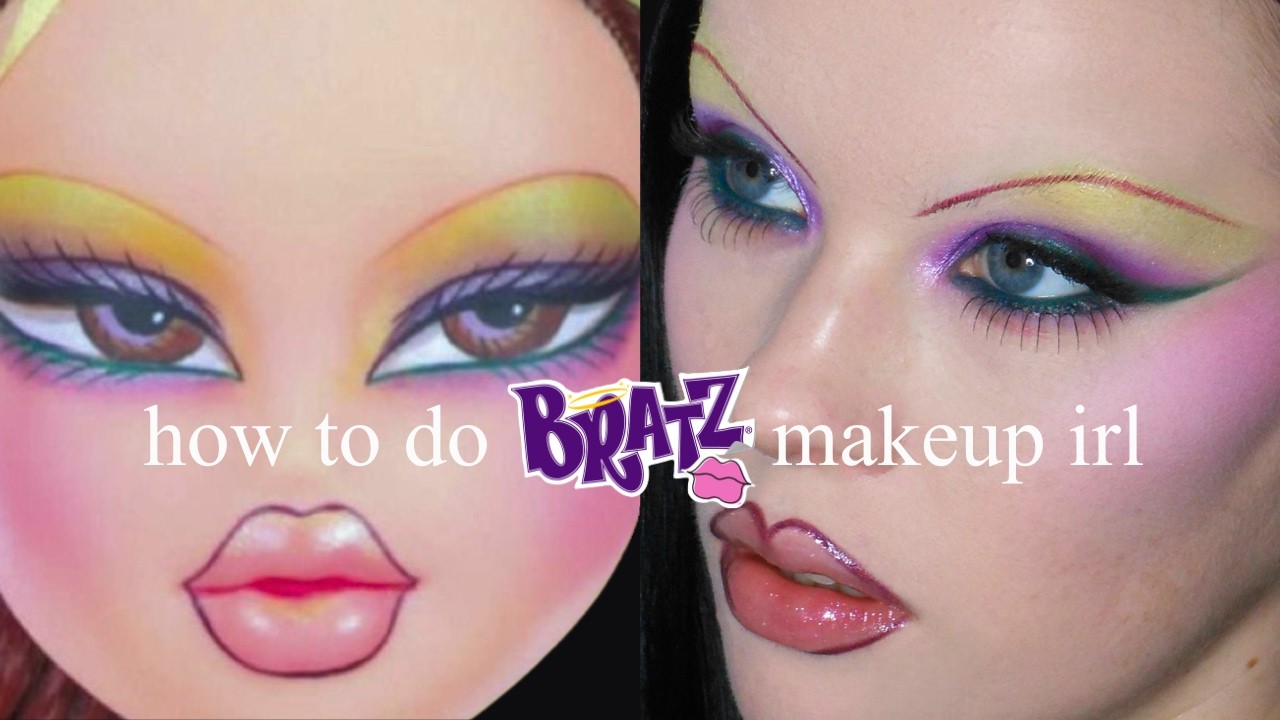 bratz repaint inspired makeup . ˖  ꒰𑁬 ♡ ໒꒱  ˖ .