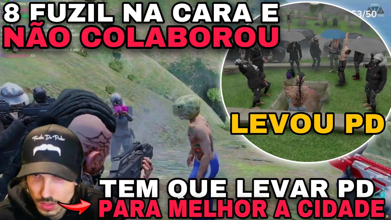 JAIMINHO DOS ROSAS LEVOU PD! PODEROSO BAGUAL DEU PD! NÃO QUIS COLABORAR CHEIO DE FUZ!L NA CARA!