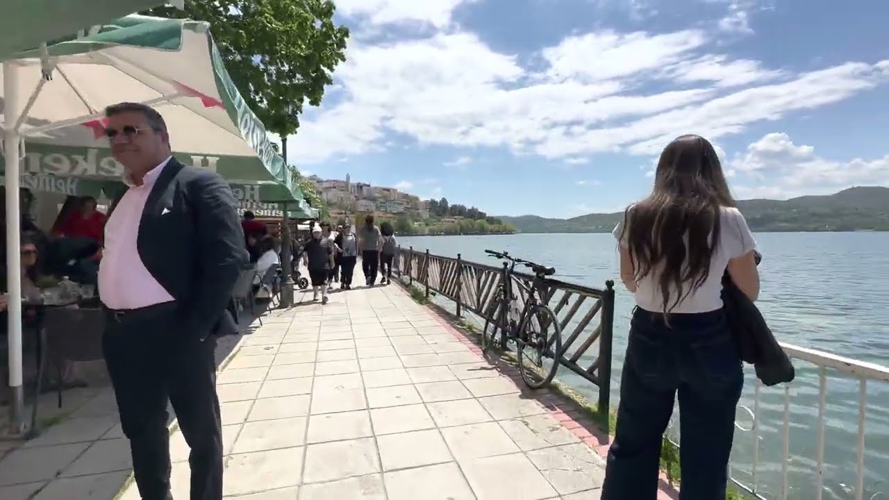 Walking in Kastoria Greece