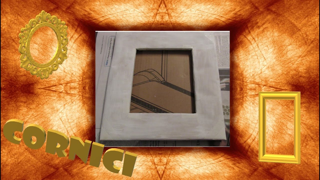 Cornice di cartone fai da te #cornice #cartone #cornicedicartone #paperframe @geniALE72