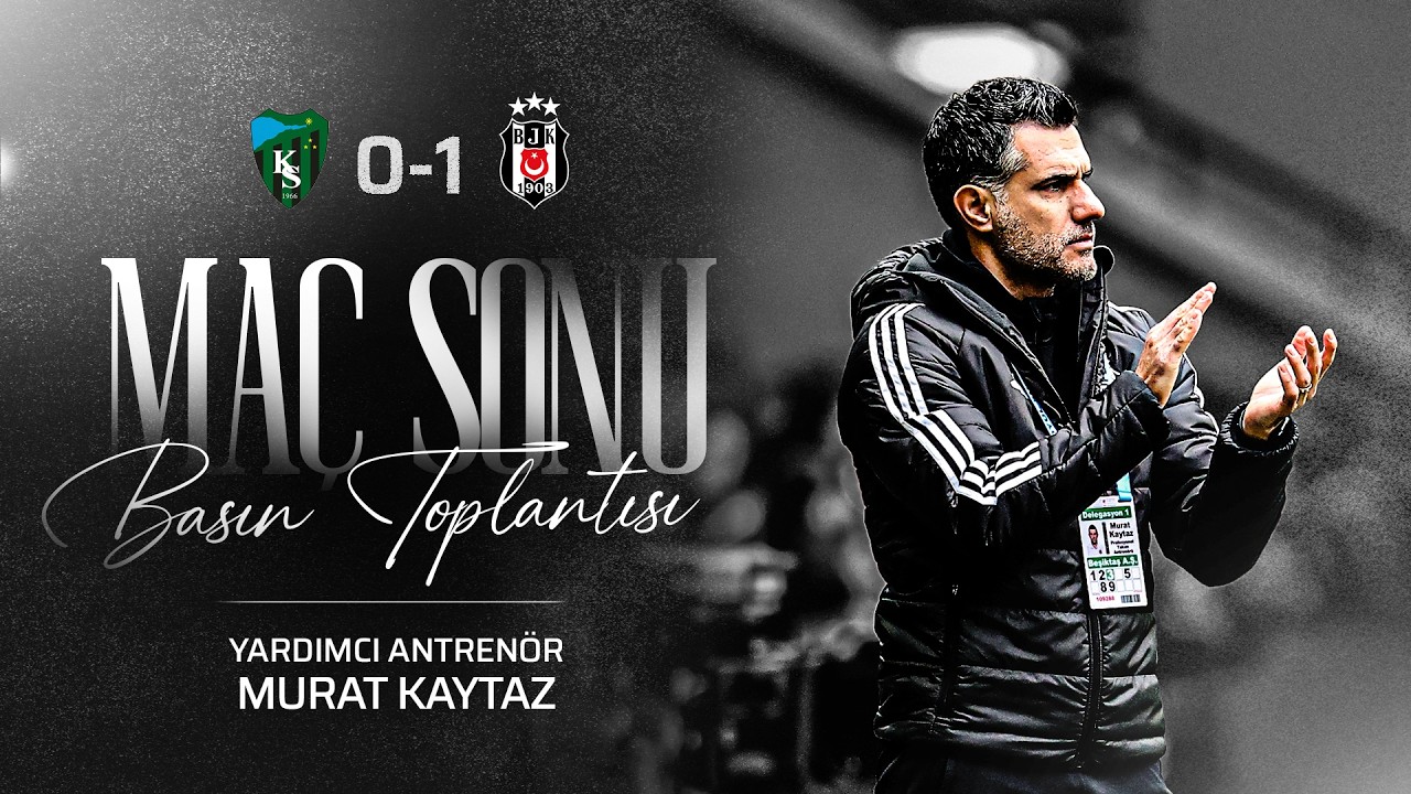 Yardımcı Antrenörümüz Murat Kaytaz’ın Kocaelispor Maç Sonu Basın Toplantısı