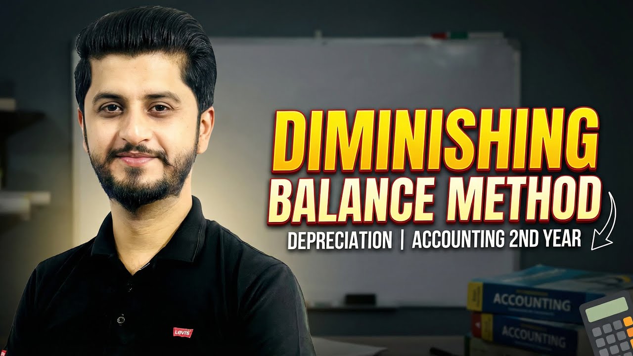 Dimnishing Balance Method| Depreciation | Accounting second year |