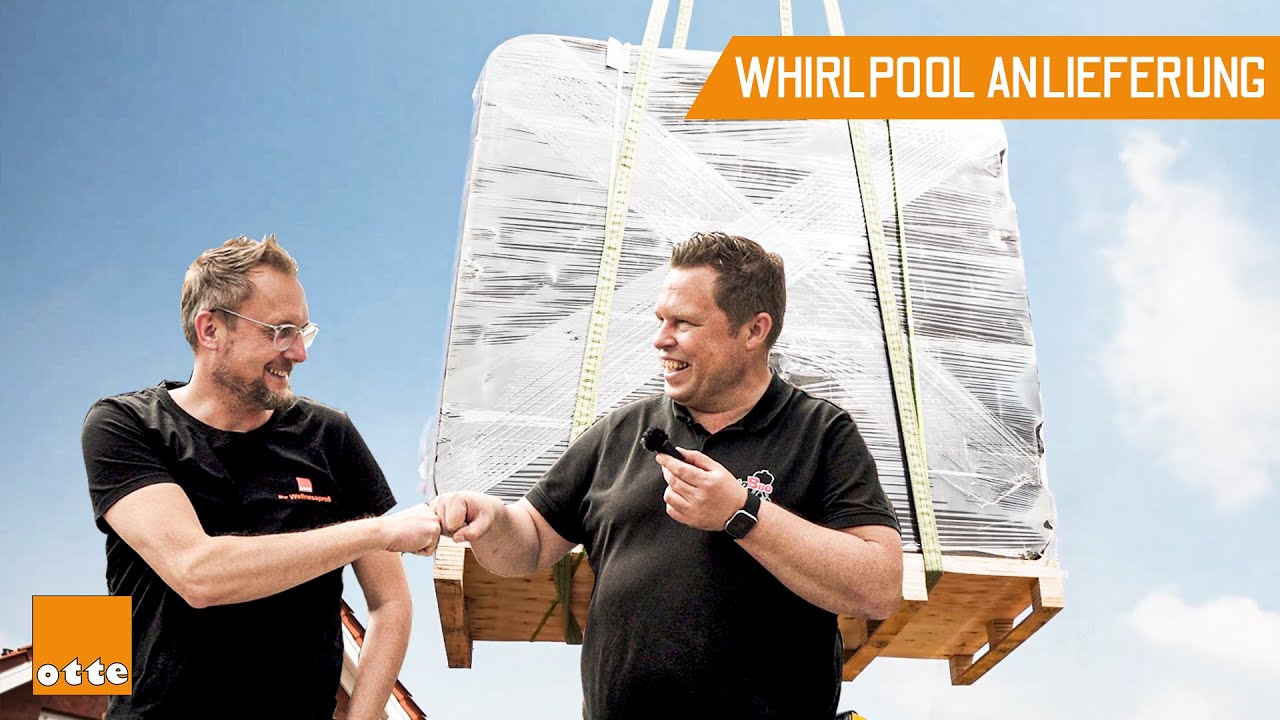 Whirlpool Anlieferung bei Oli von BigBBQ! | Otte Freizeit