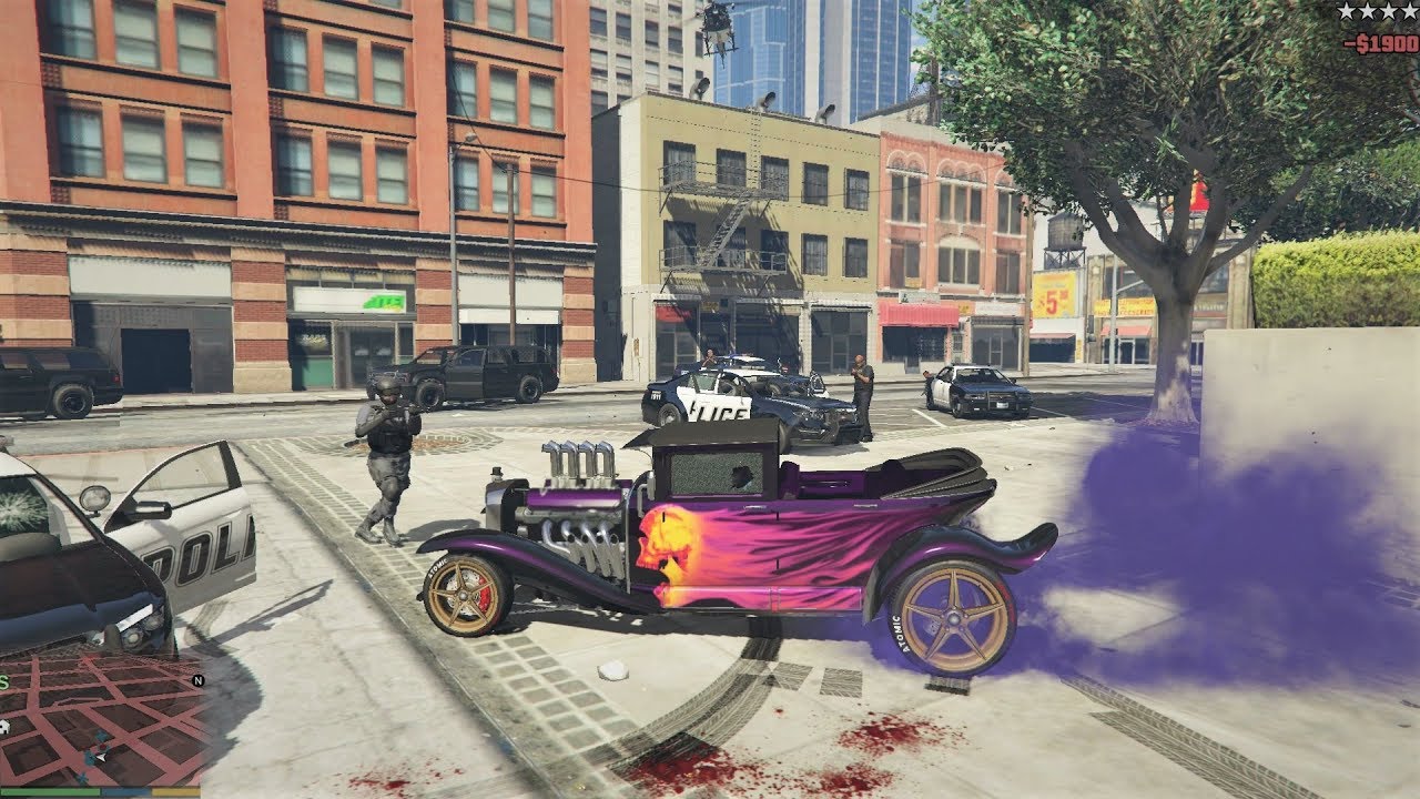 GTA 5 - BEST CAR + POLICE CHASE (FRÄNKEN STANGE)