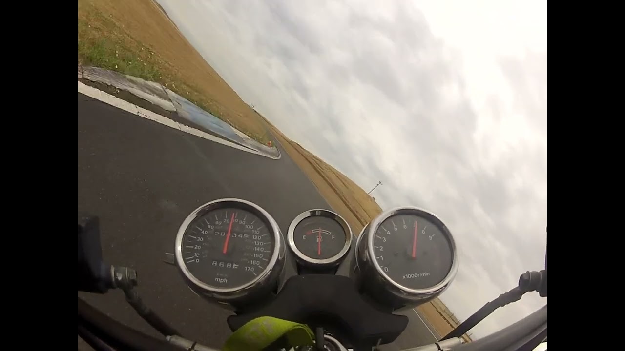 Suzuki Bandit 1200 (‘98 model), Track Day. 1 lap at Thunderhill Raceway, CA