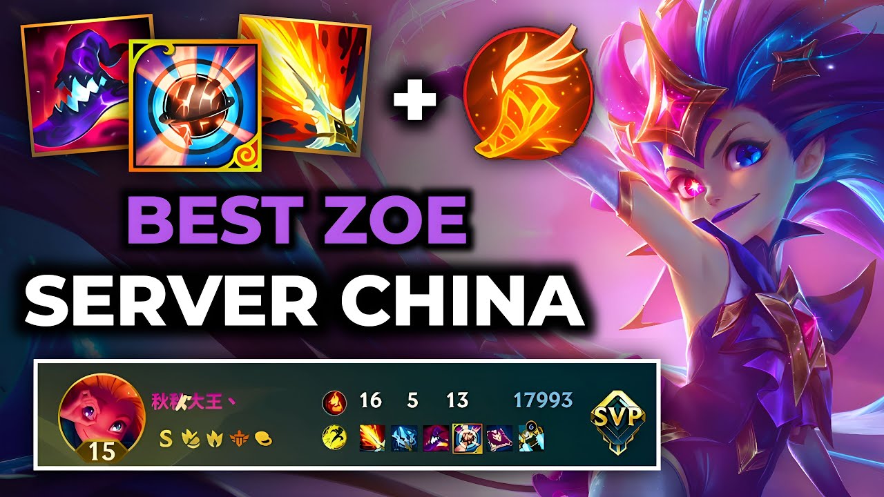 Zoe Wild Rift China - Build Runes Guide Patch 6.3g - Gameplay Zoe Season 19