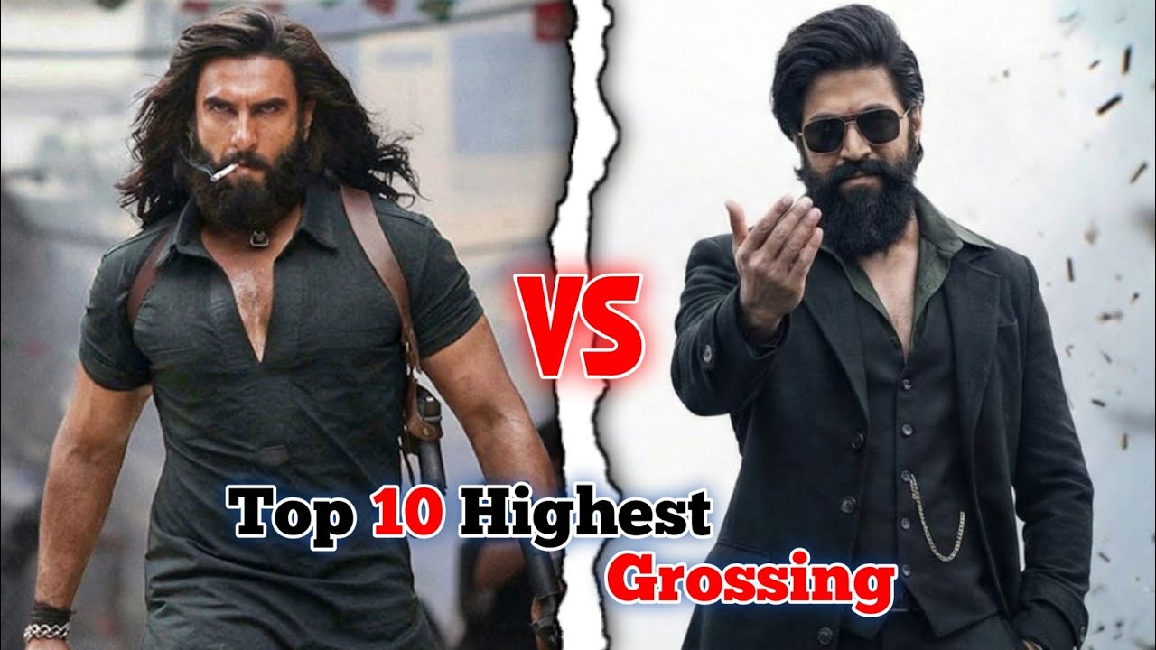 Ranveer Singh 🔥 vs 🔥 Yash Top 10 Highest Grossing Movies Comparison 🤯