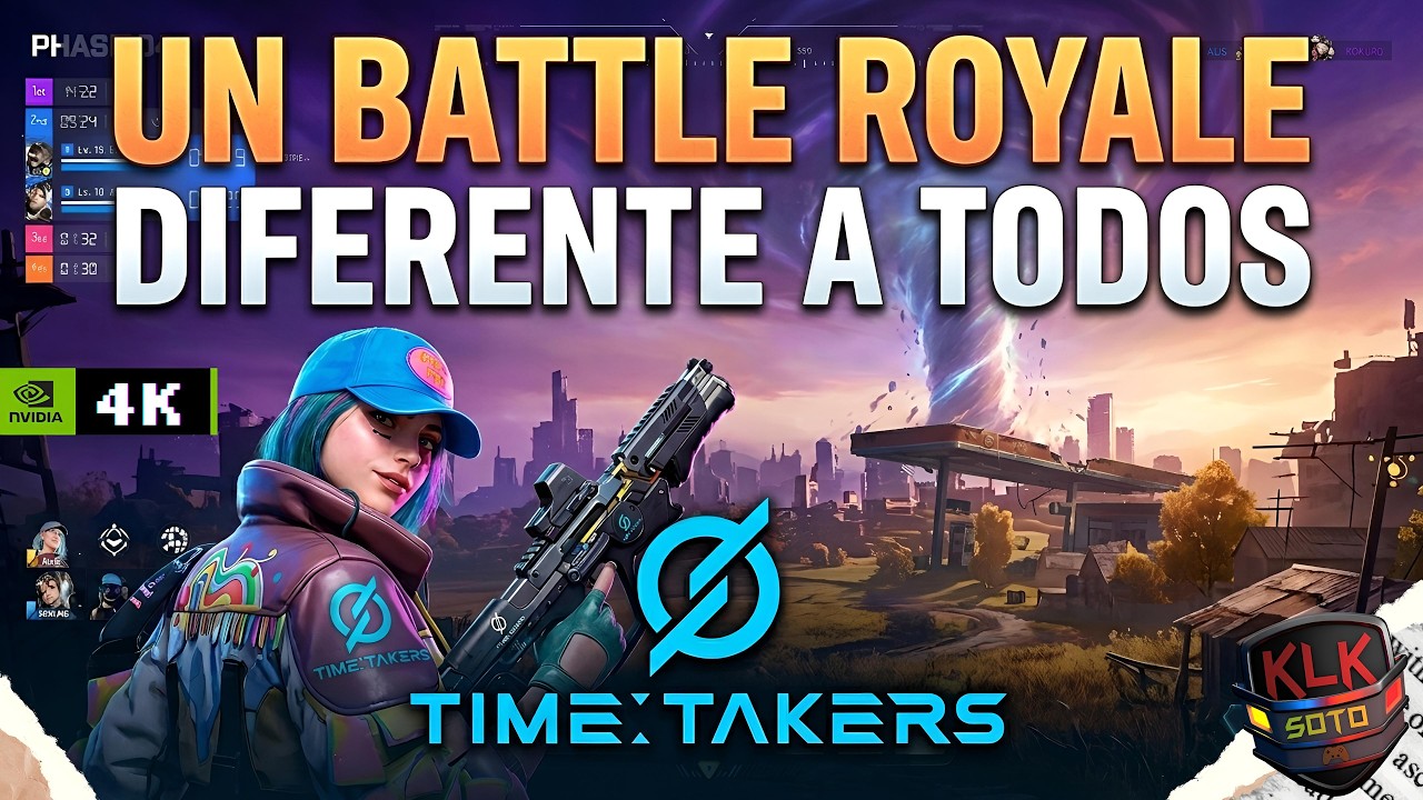 TIME TAKERS - El juego que trae nueva Mecanica. El Tiempo es la Vida y la Moneda. NEW BATTLE ROYALE