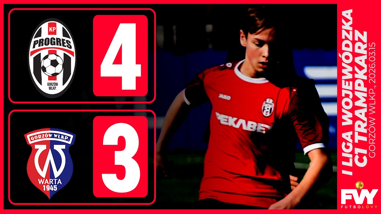 KP PROGRES GORZÓW VS WARTA GORZÓW WLKP. 4:3