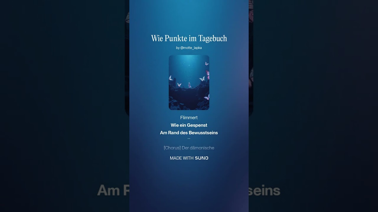 Wie Punkte im Tagebuch