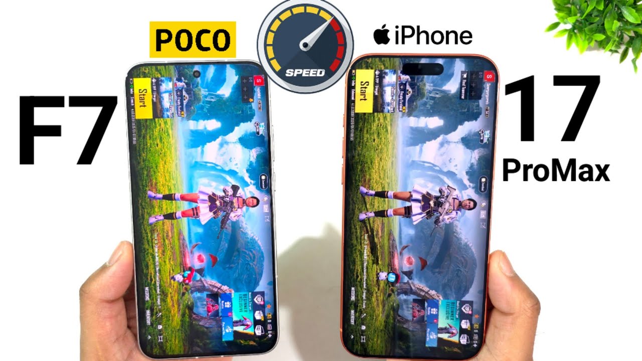 POCO F7 vs iPhone 17 ProMax SpeedTest Shocking Results OMG 🔥🔥🔥🔥