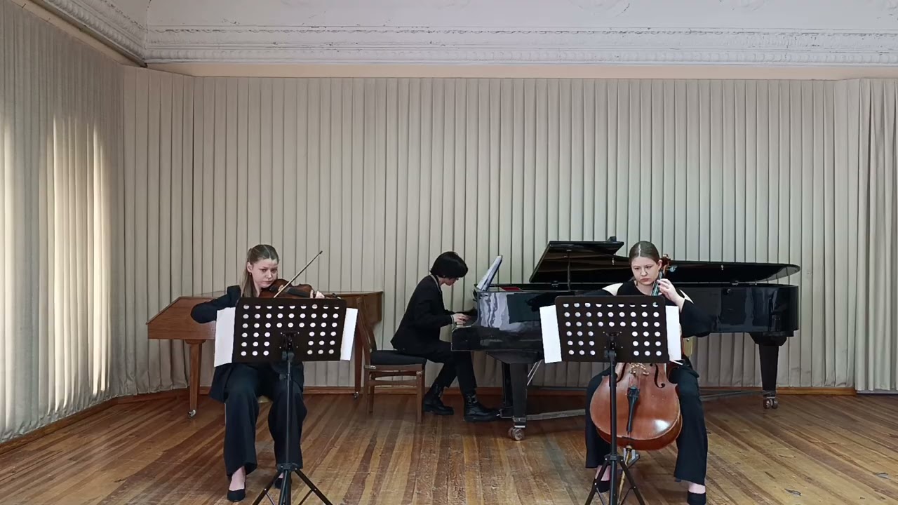 К. Шуман Фортепіанне тріо g-moll op.17 частина 1 