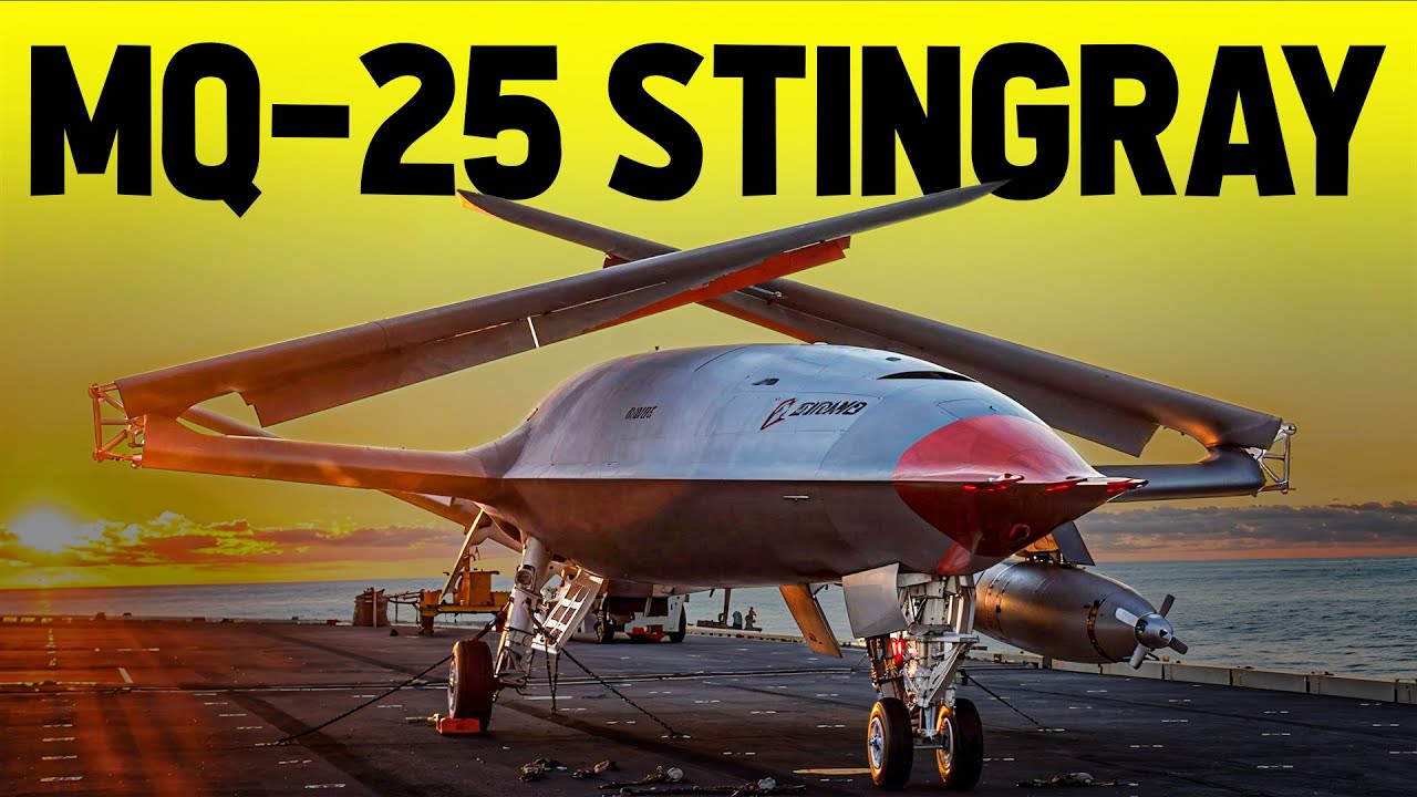 MQ-25 Stingray PRZYSZŁOŚĆ tankowania w powietrzu