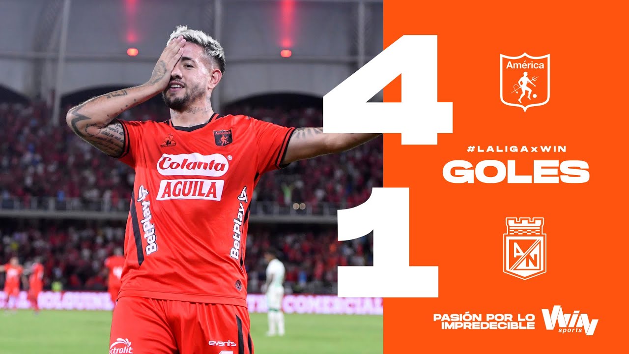 América vs. Nacional (goles) | Liga BetPlay Dimayor 2024- 1 | Fecha 2