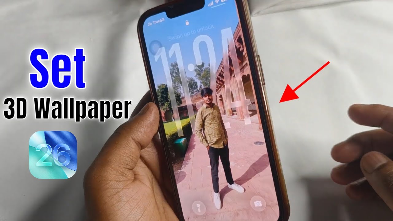iOS 26: How to set 3D Wallpaper in iPhone | iOS 26 me 3D wallpaper kaise lagaye