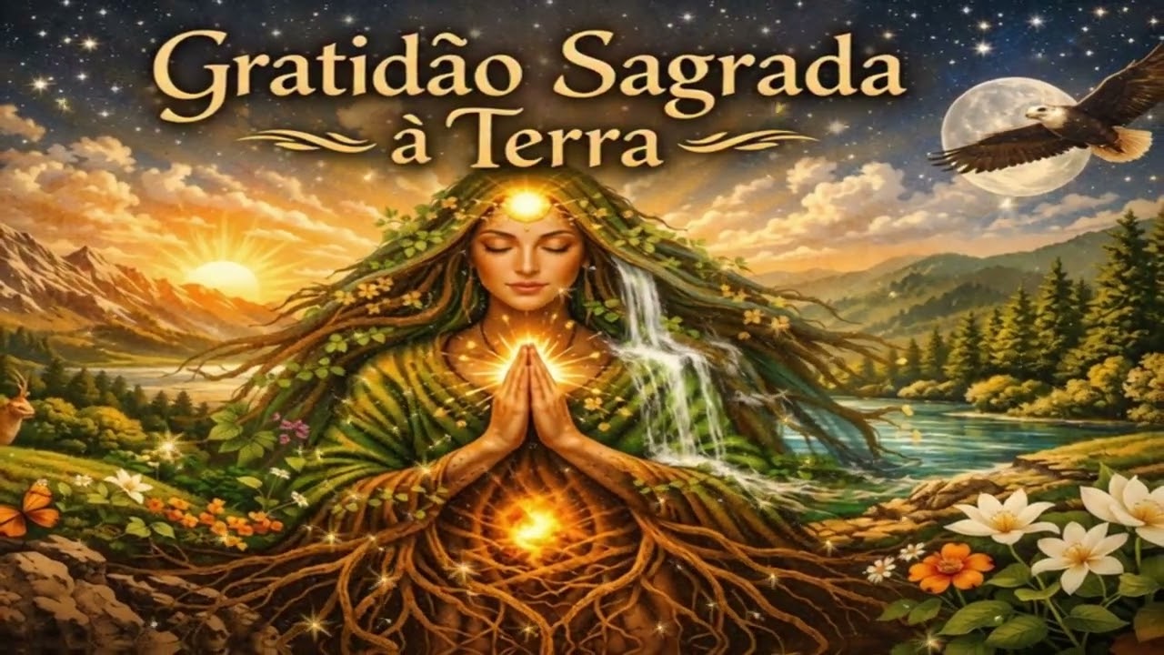 Gratidão Sagrada à Terra - mantra espiritual profundo de gratidão, cura e conexão com a Mãe Terra