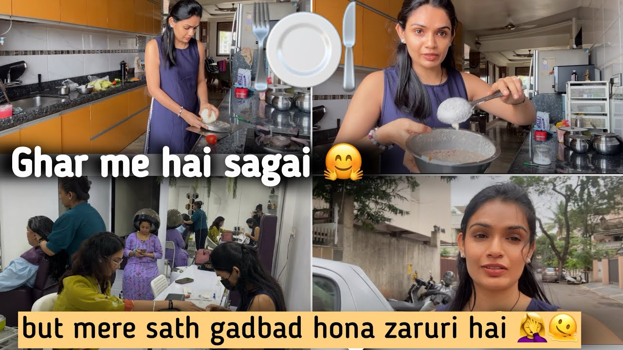 ghar me sagai ki preparation and mera sab kuch gadbad 🤦‍♀️🫠 | A very late vlog🙈 | #familyfunction 
