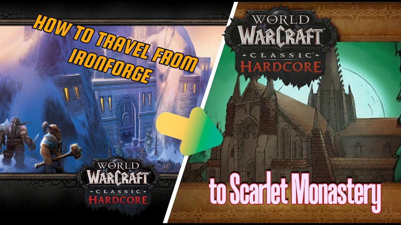 WoW Classic Hardcore: Safe Route from Ironforge to Scarlet Monastery (Alliance Guide)