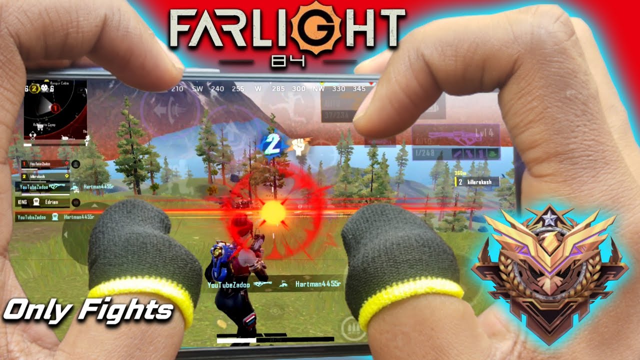 Farlight 84 legendary Handcam gameplay || 4  Finger + Full Gyroscope ||  POCO F1