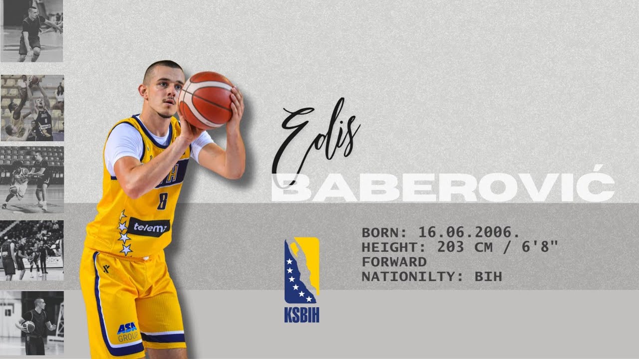 Edis Baberović | Bosnia and Herzegovina U18 national team / BC Ilidža