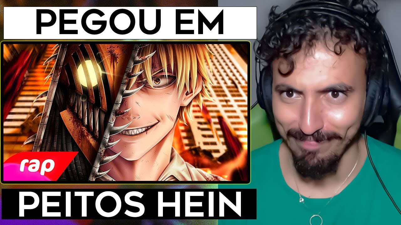 Rap do Denji (Chainsaw Man) - O MALDITO DEMÔNIO DA MOTOSSERRA | NERD HITS | Leozin React