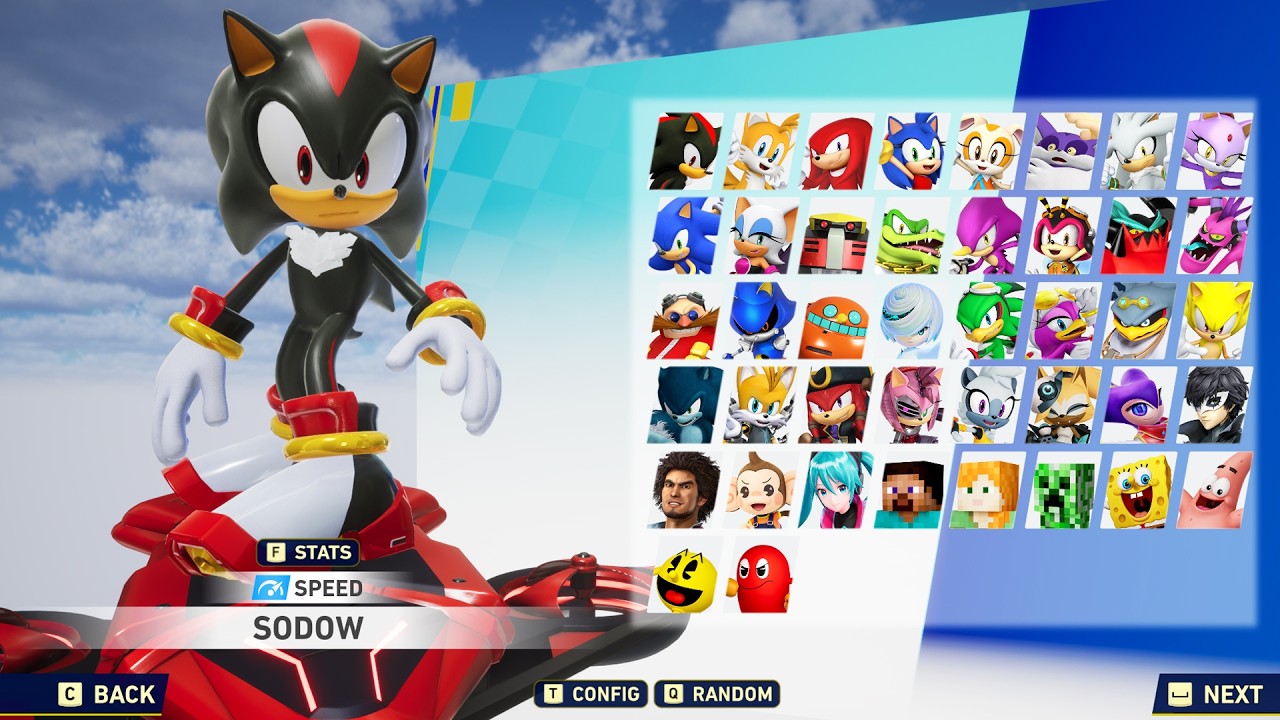 Sodow X Shanic in Sonic Racing Crossworlds Mod | Shadow X Sonic Fusion