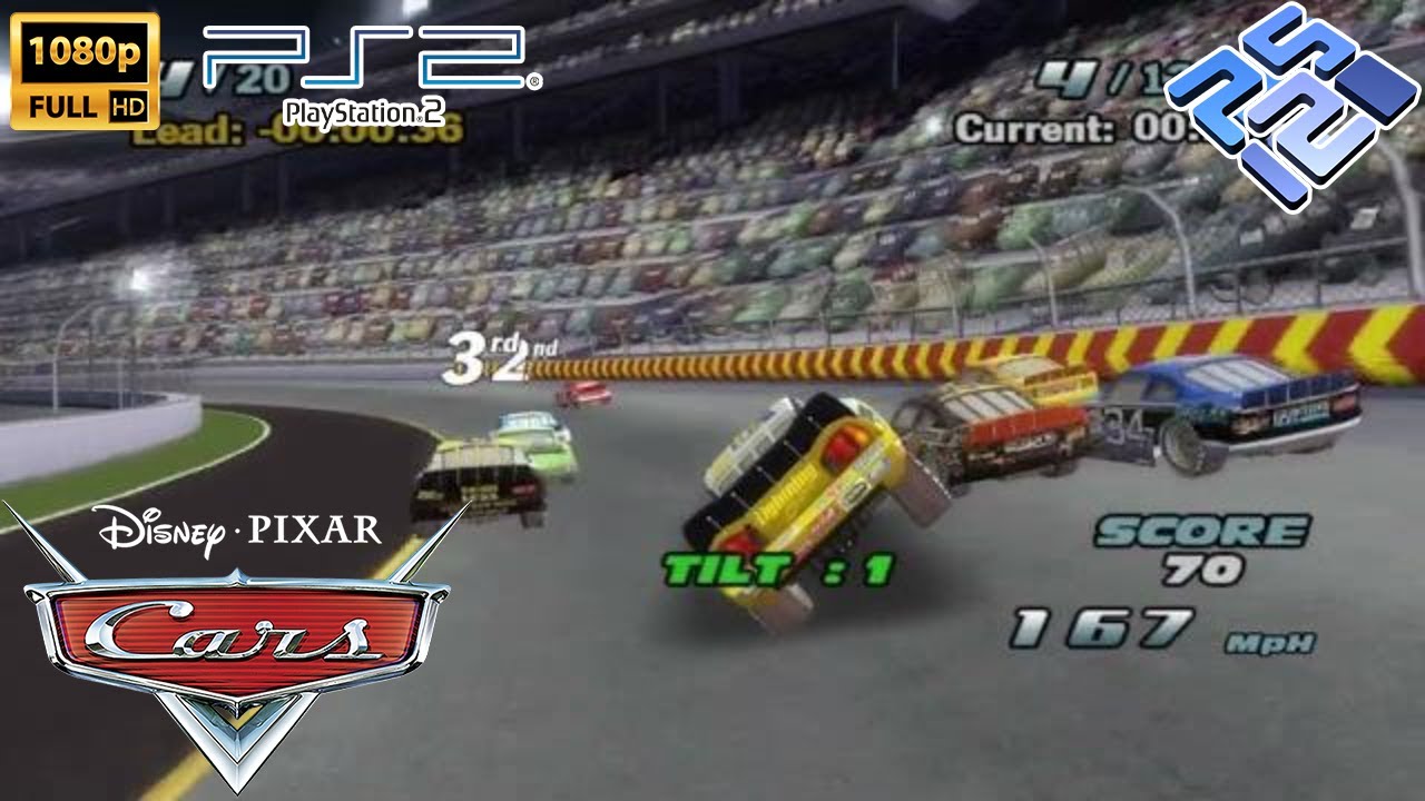 Cars The Videogame | Motor Speedway of the South PS2 HD Gameplay (PCSX2)