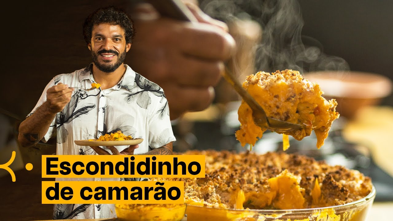 Como fazer camarão gratinado cremoso com sabor do nordeste! 🍤
