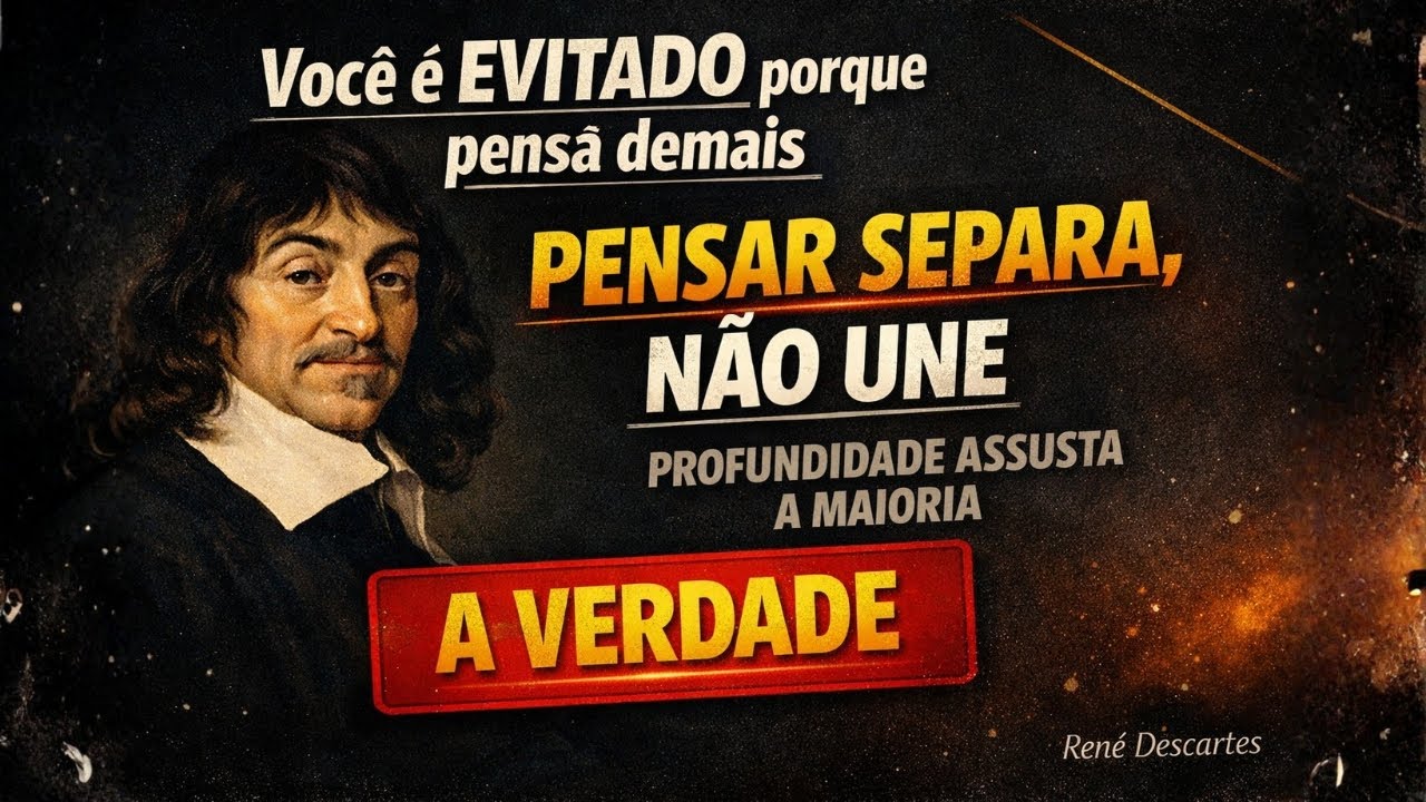 A maioria evita quem PENSA DEMAIS — e você já sentiu isso: René Descartes