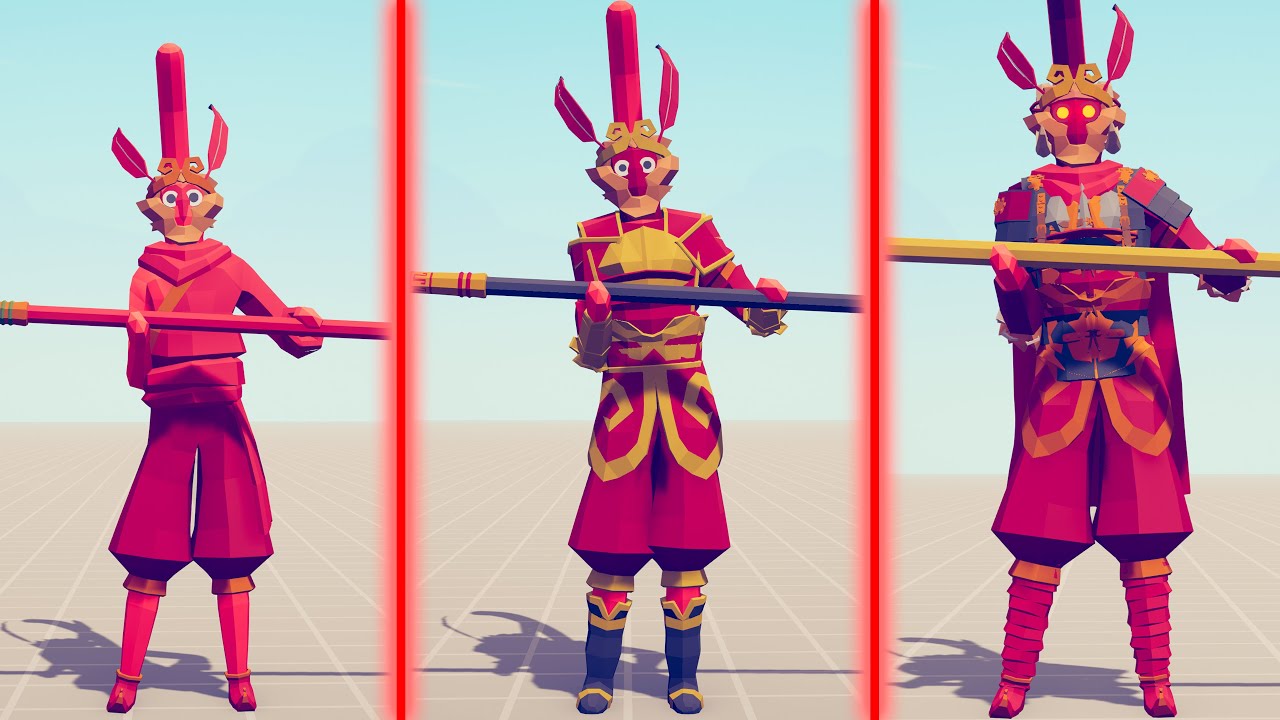 EVOLUTION OF MONKEY KING - Totally Accurate Battle Simulator TABS