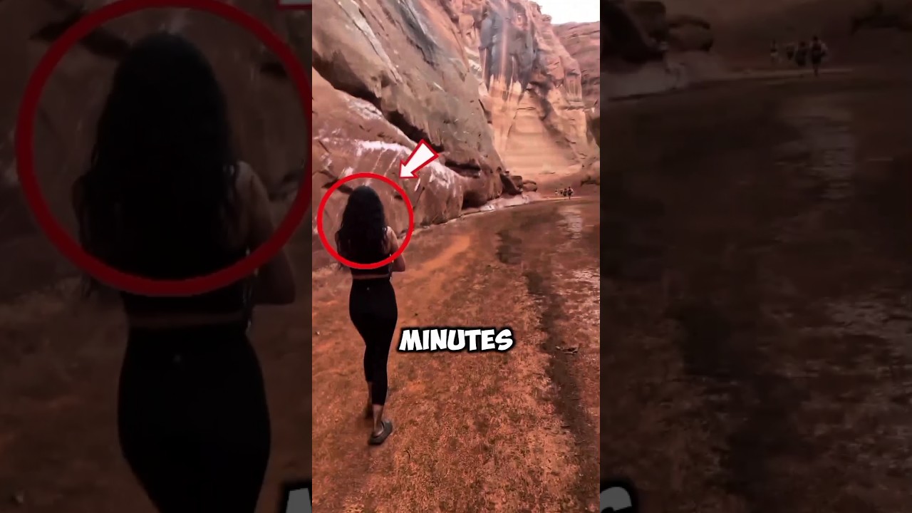 They Had Only Minutes to Escape the Flash Flood Canyon 😨🌊