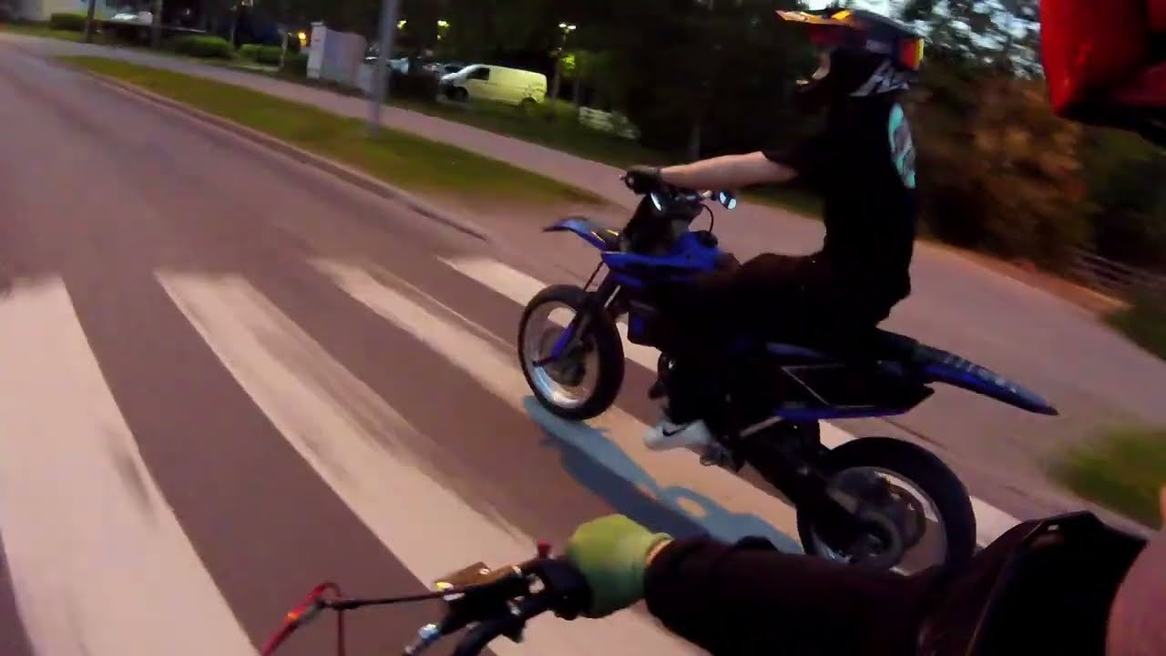 😈 Night Cruising Yamaha Yz 125 x 155cc monkey 😈