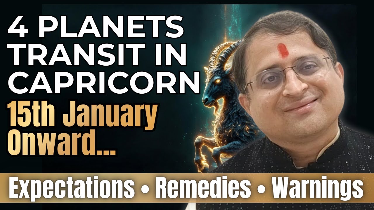 4 Powerful Planets Transit Capricorn &ndash; Destiny Shifts from 15 Jan #capricorn #addittyatamhankar