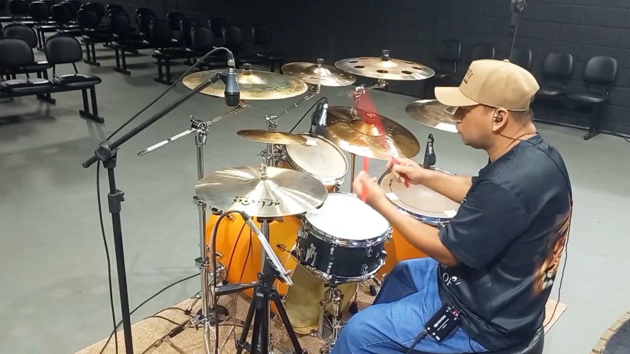 Nenhuma  condenação há ( versão  blues ) @Djalma batera  ( Drum cover  )