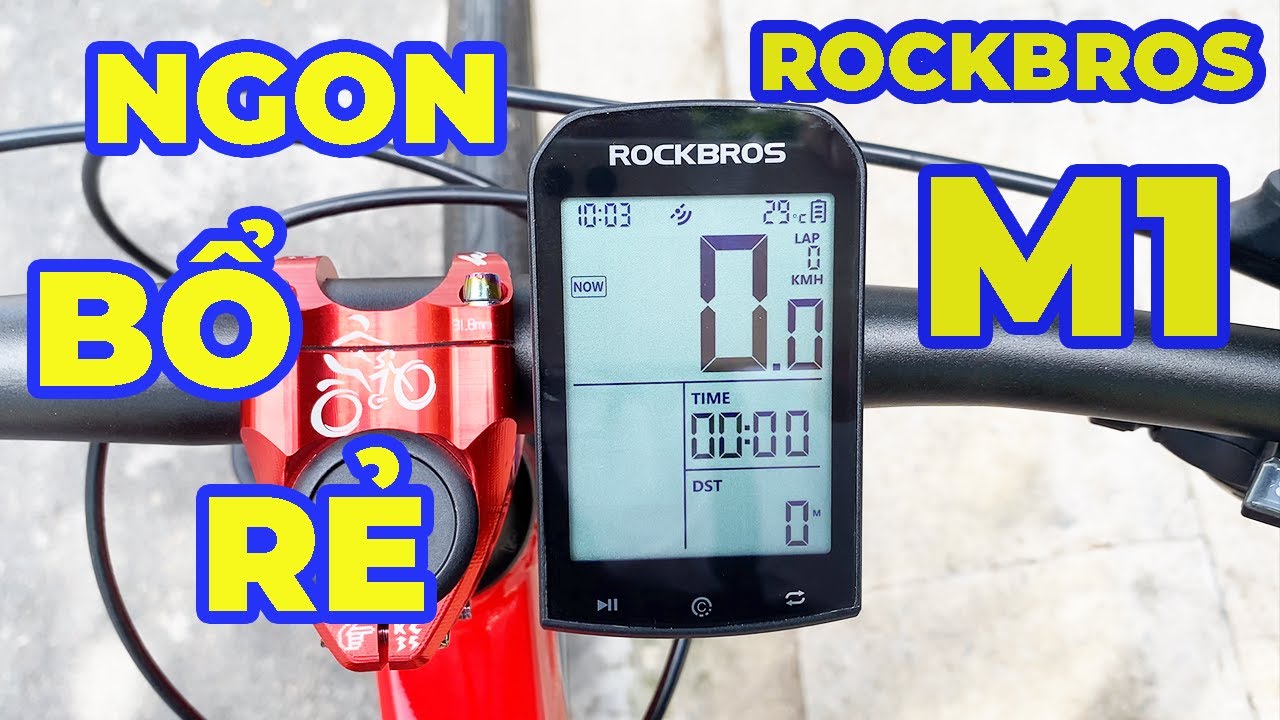 Đồng hồ quốc dân ROCKBROS M1 - Đồng hồ đo tốc xe đạp