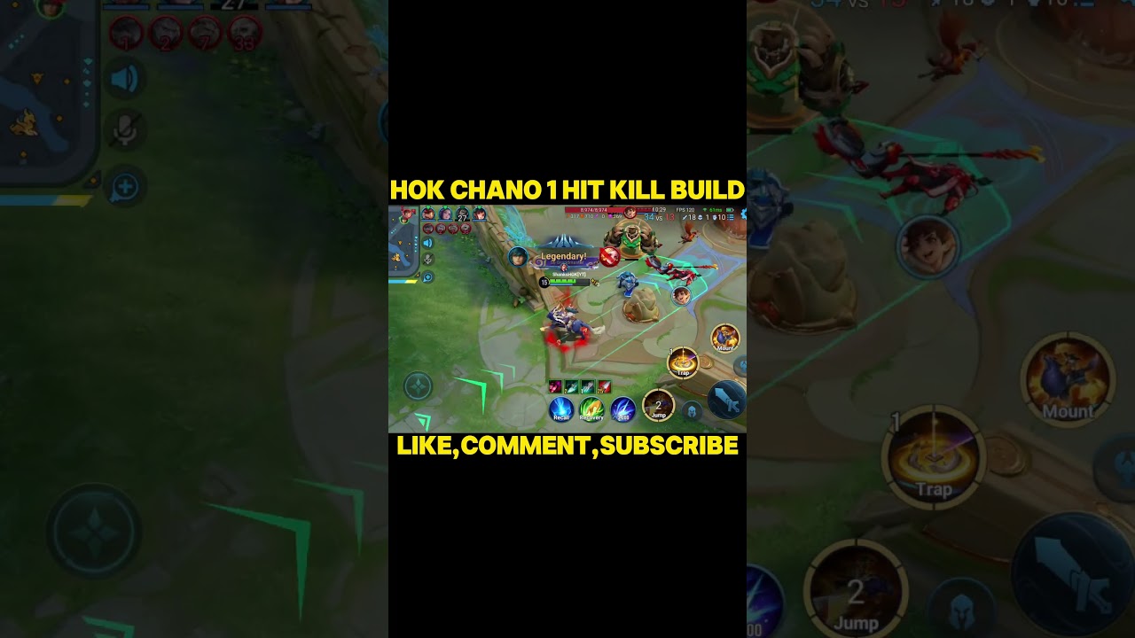 HOK CHANO 1HIT BUILD #honorofkings #hok #dianwei