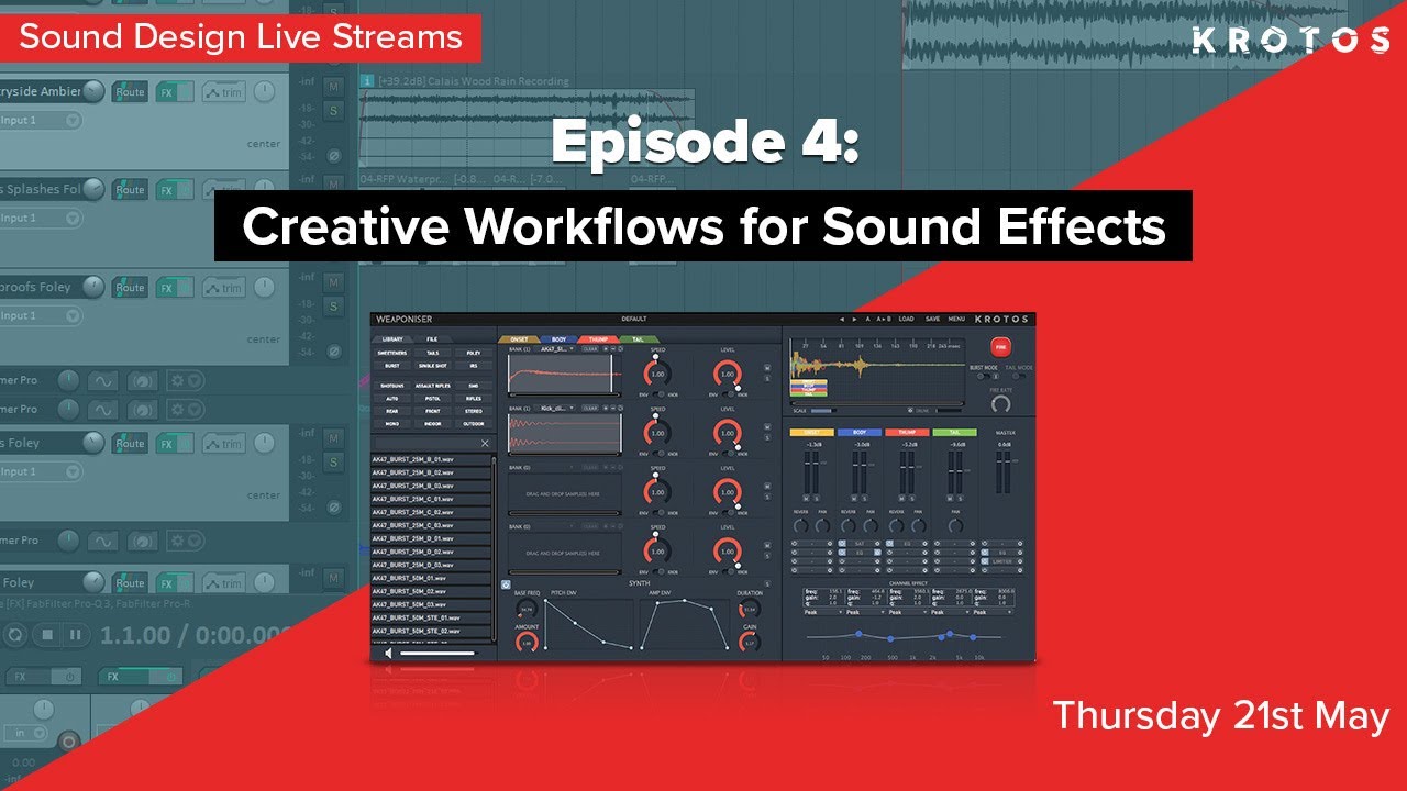 Episode 4: Creative Workflows for Sound Design in Weaponiser