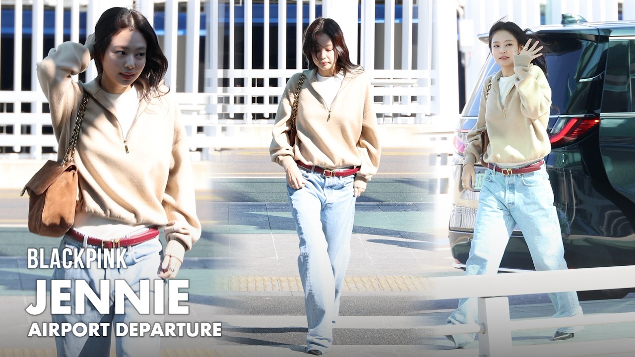 제니(블랙핑크) 인천공항 출국 | BLACKPINK JENNIE Airport Departure