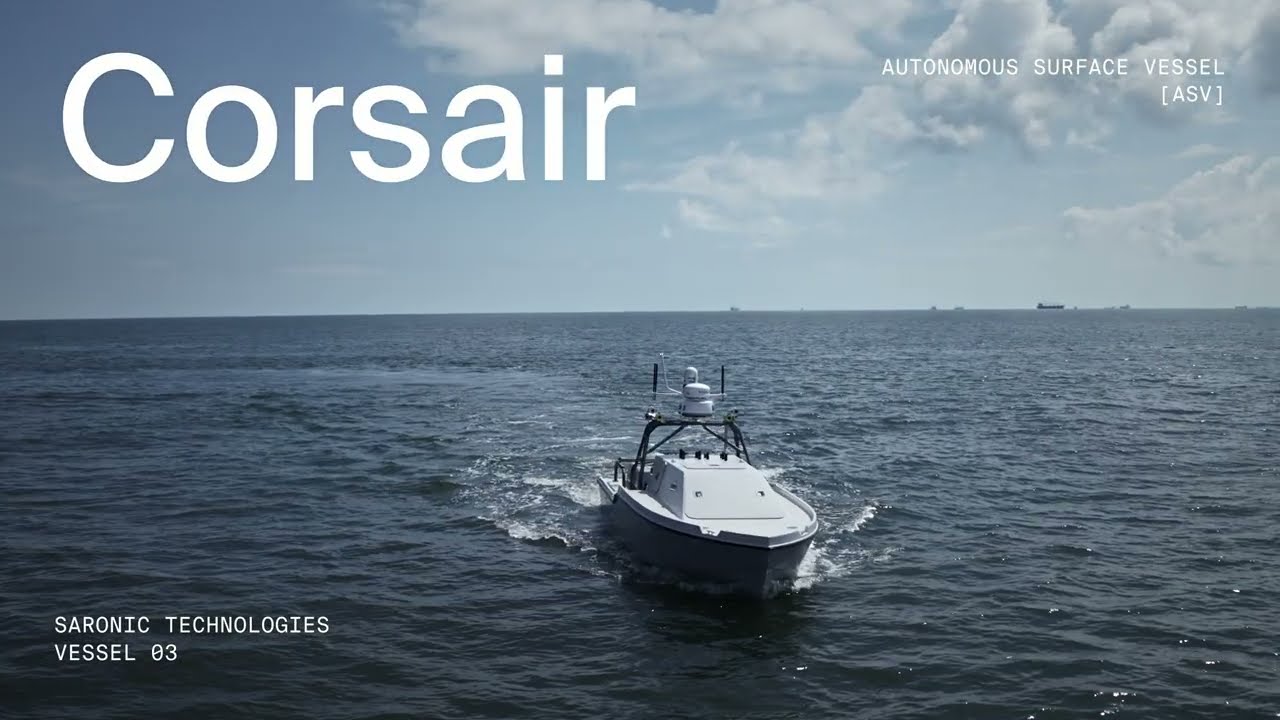 Saronic Unveils Corsair: An Autonomous Surface Vessel for a Future Hybrid Fleet