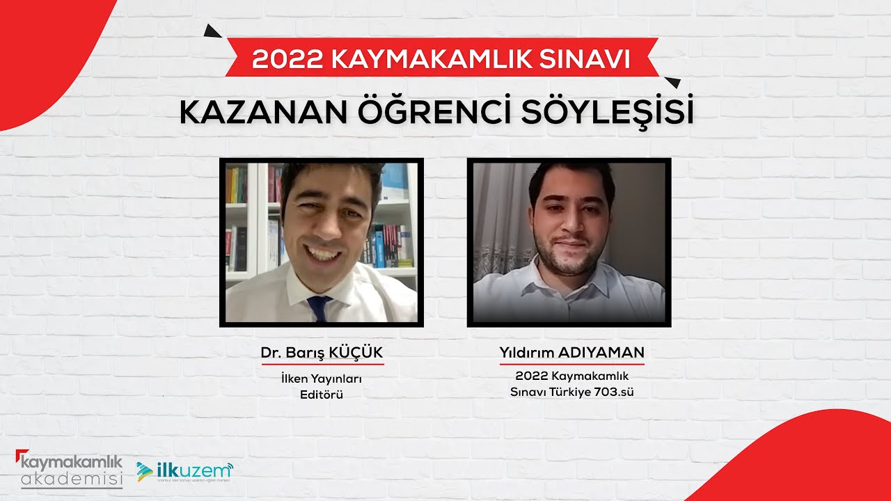 2022 Kaymakamlık Sınavı Kazanan Öğrenci Söyleşileri #1